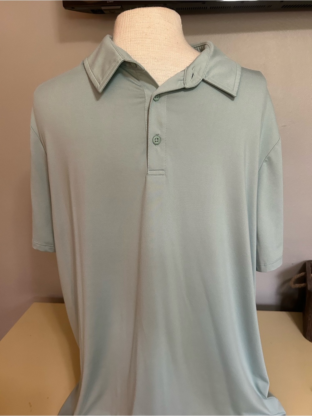 all in motion Light Sage Green Kids Polo